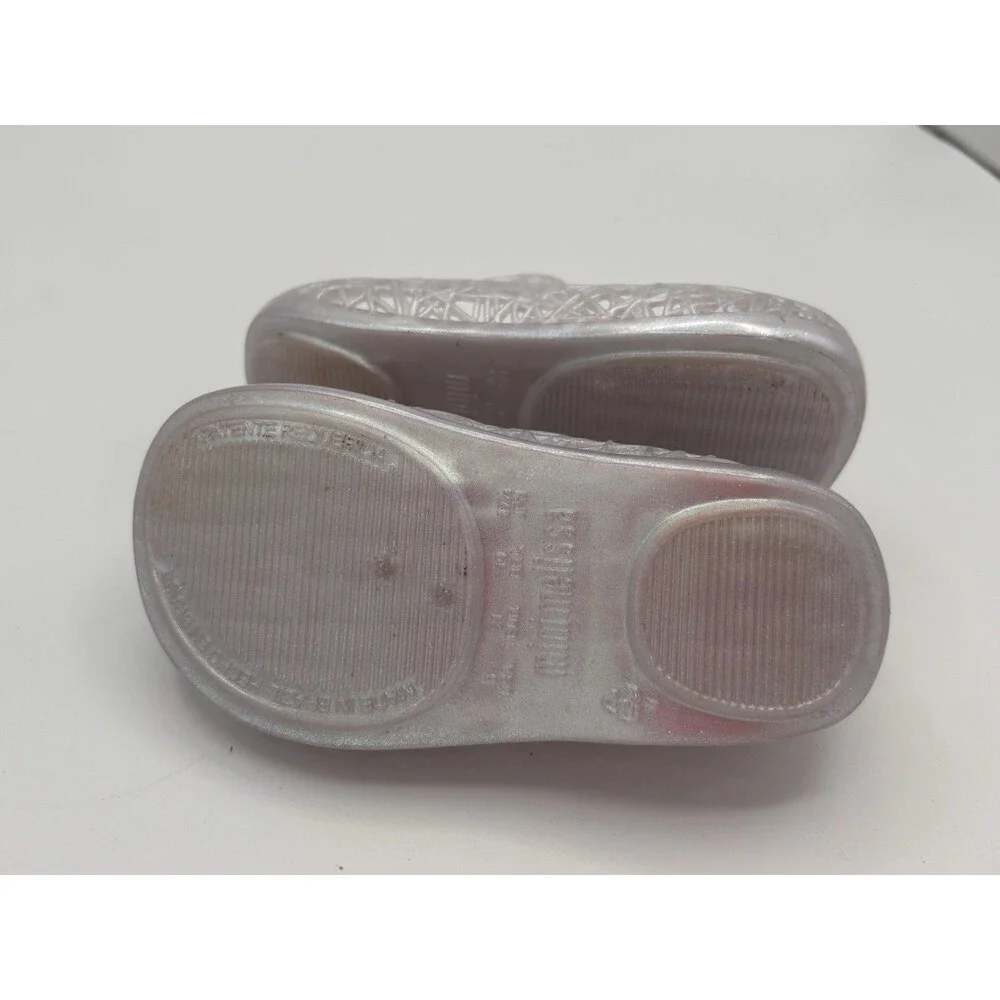 Mini Melissa Iridescent Jelly Mary Jane Shoes